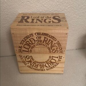 Lord of the Rings Wooden Box Set 🧝‍♂️